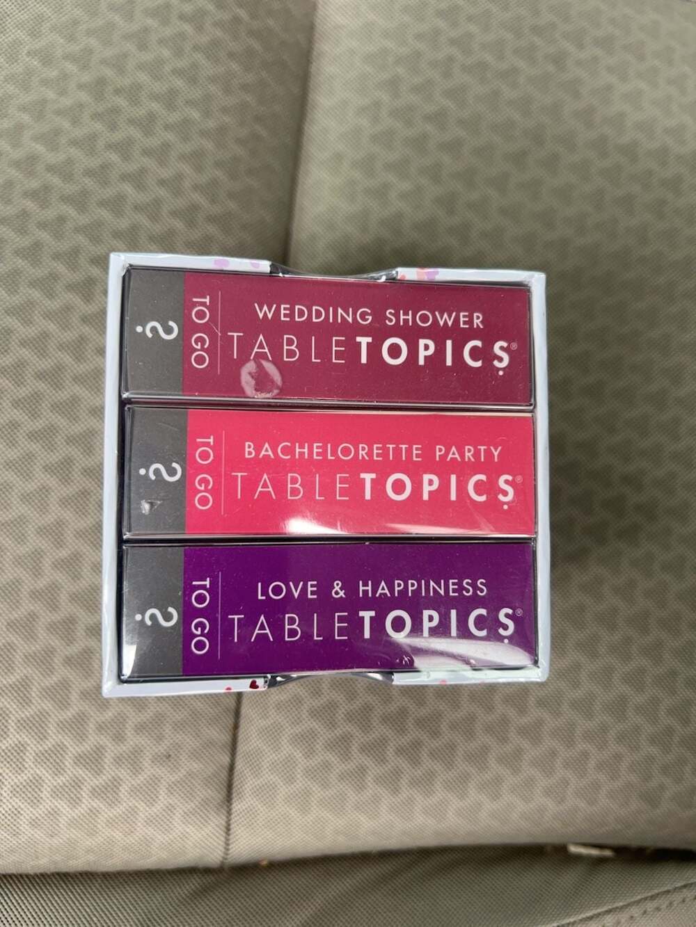 TableTopics Getting Married Conversation Pack 3-Pack Set